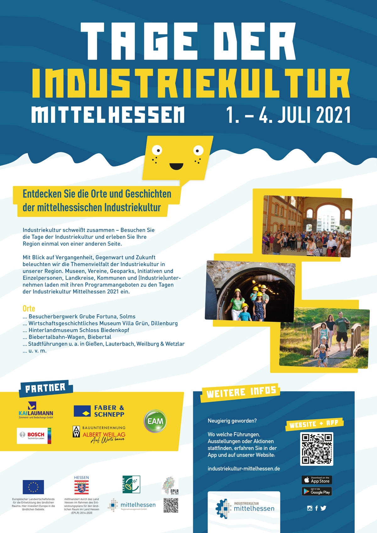 2. Tage der Industriekultur Mittelhessen vom 1. - 4. Juli 2021